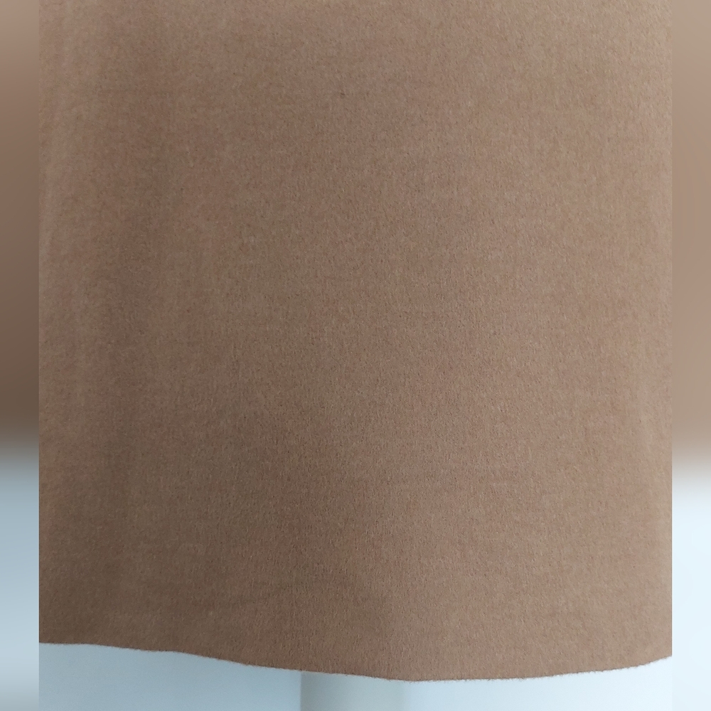 Jigsaw Pencil Skirt Wool Angora Cashmere Blend Beige Size 14 Fuzzy Midi 34"W - Picture 6 of 11